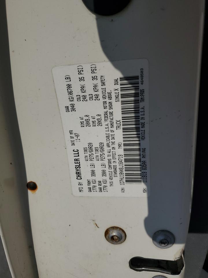 2008 Dodge Ram 1500 St VIN: 1D7HU18NX8J164719 Lot: 68137535