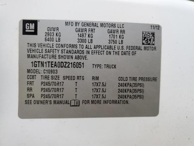2013 GMC SIERRA C1500  