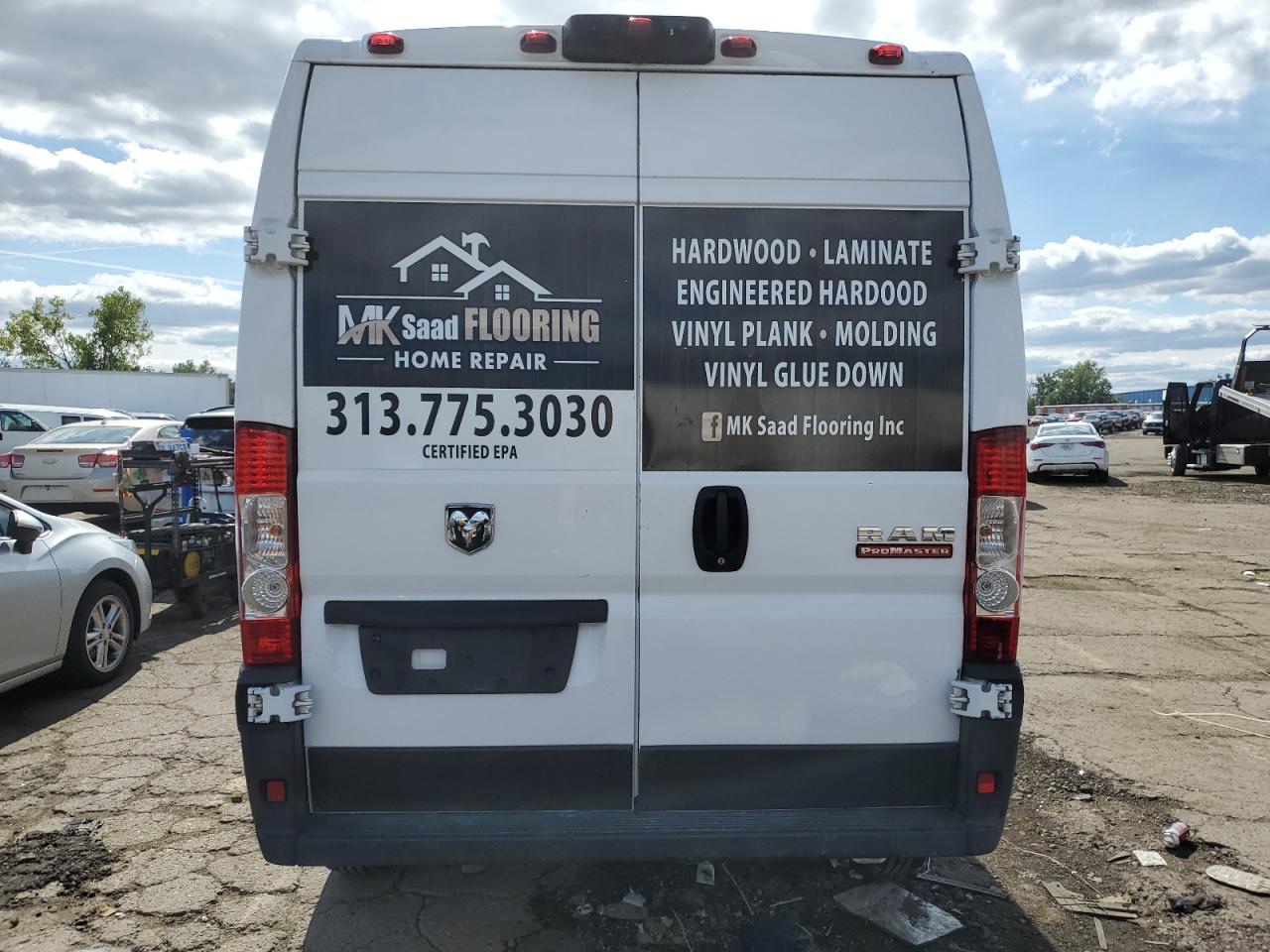 2019 Ram Promaster 2500 2500 High VIN: 3C6TRVCG8KE539427 Lot: 95297125