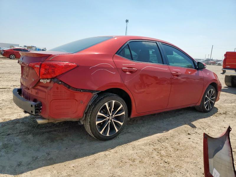  TOYOTA COROLLA 2018 Красный