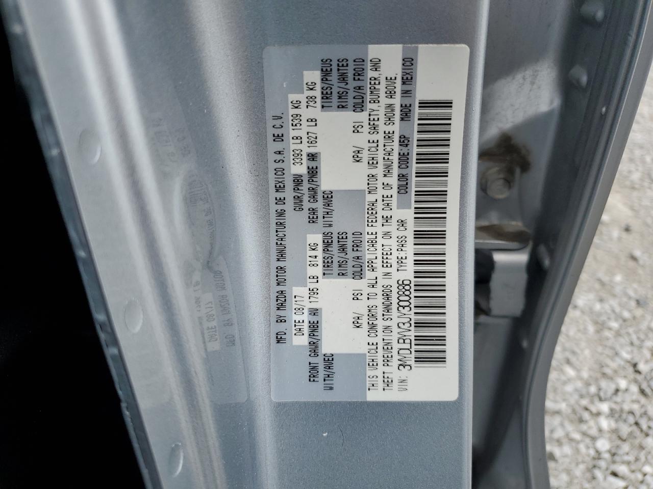 2018 Toyota Yaris Ia VIN: 3MYDLBYV3JY300886 Lot: 67995345