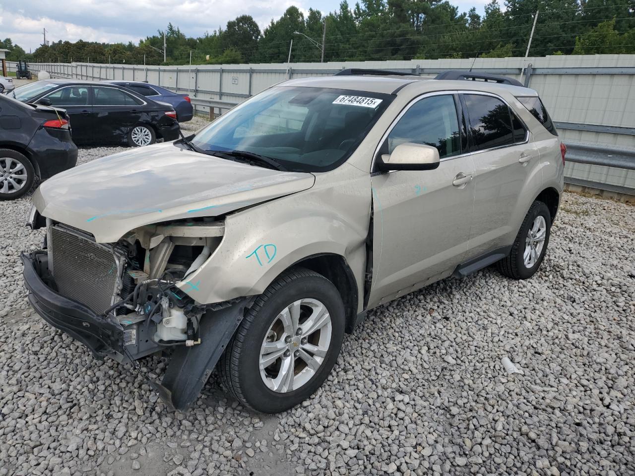 2GNALDEK5C1119465 CHEVROLET EQUINOX 2012 CREAM Photo 1