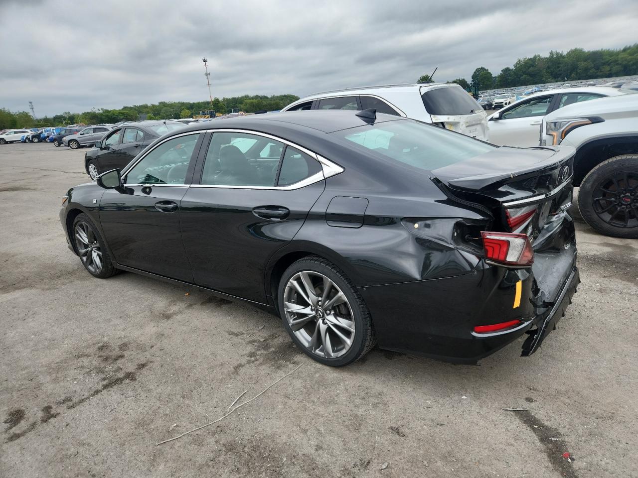 2019 Lexus Es 350 black null gas 58ABZ1B17KU017856 photo #3