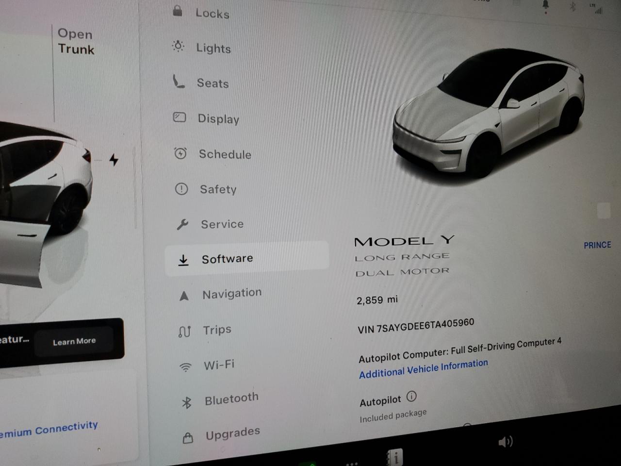 2026 Tesla Model Y VIN: 7SAYGDEE6TA405960 Lot: 67515135