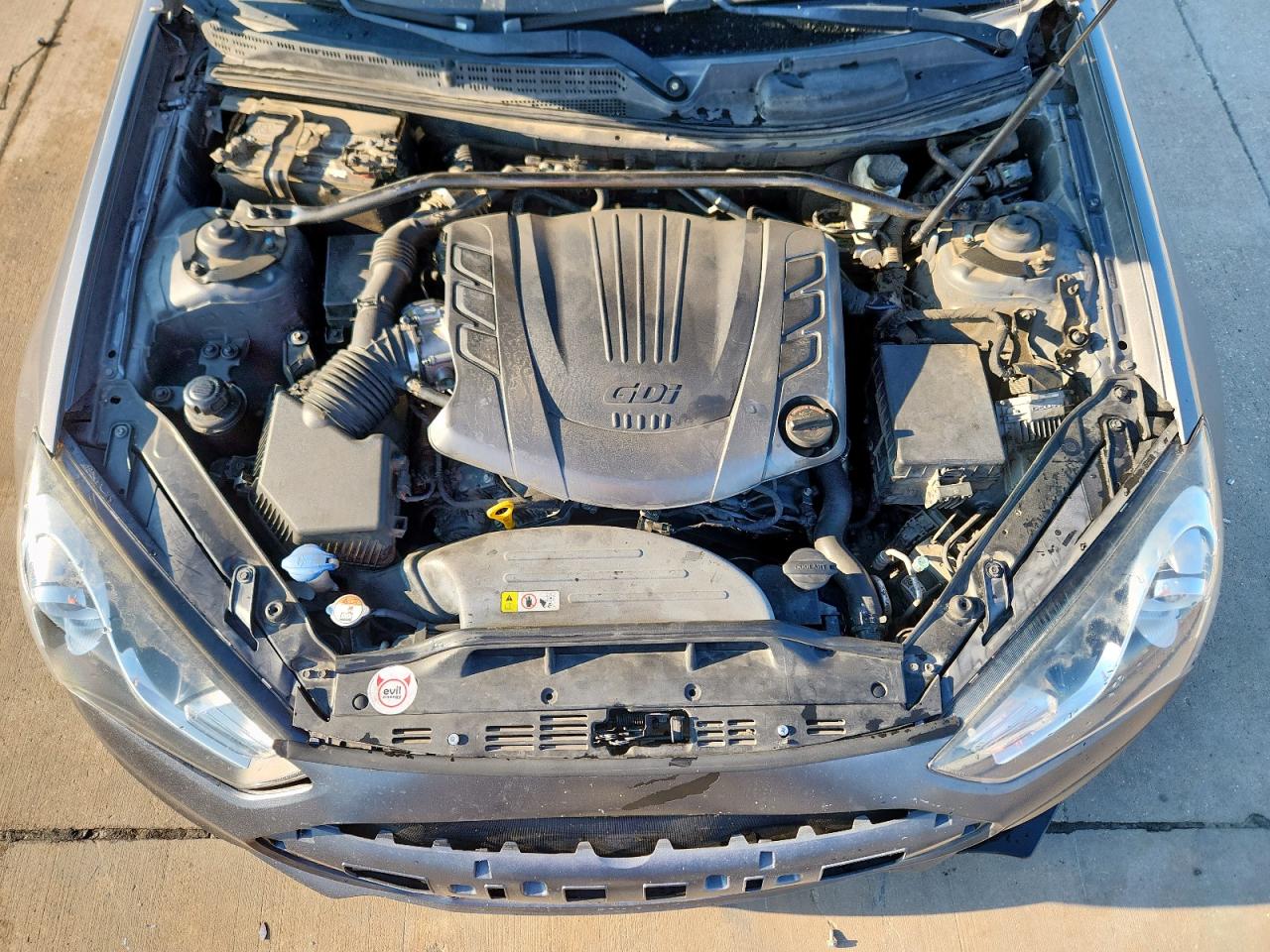 2013 Hyundai Genesis Coupe 3.8L VIN: KMHHU6KJ9DU110278 Lot: 70146925