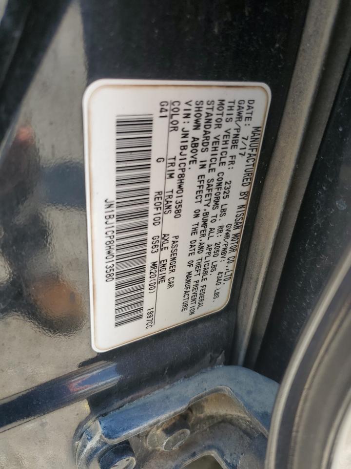 2017 Nissan Rogue Sport S VIN: JN1BJ1CP8HW013580 Lot: 70173925