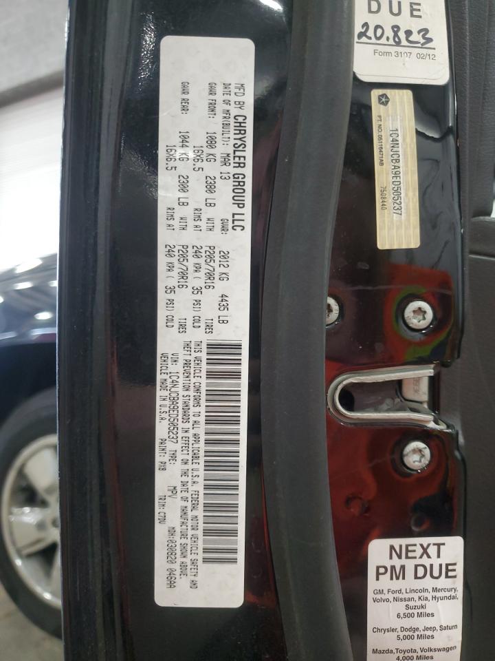 2014 Jeep Compass Sport VIN: 1C4NJCBA9ED505237 Lot: 68346045