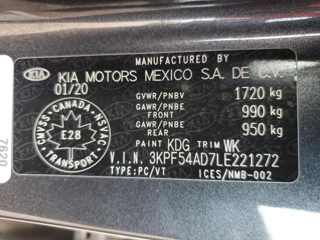 2020 KIA FORTE EX  