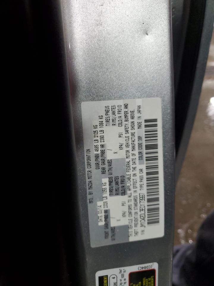 2014 Mazda 5 Grand Touring VIN: JM1CW2DL3E0173997 Lot: 70475825