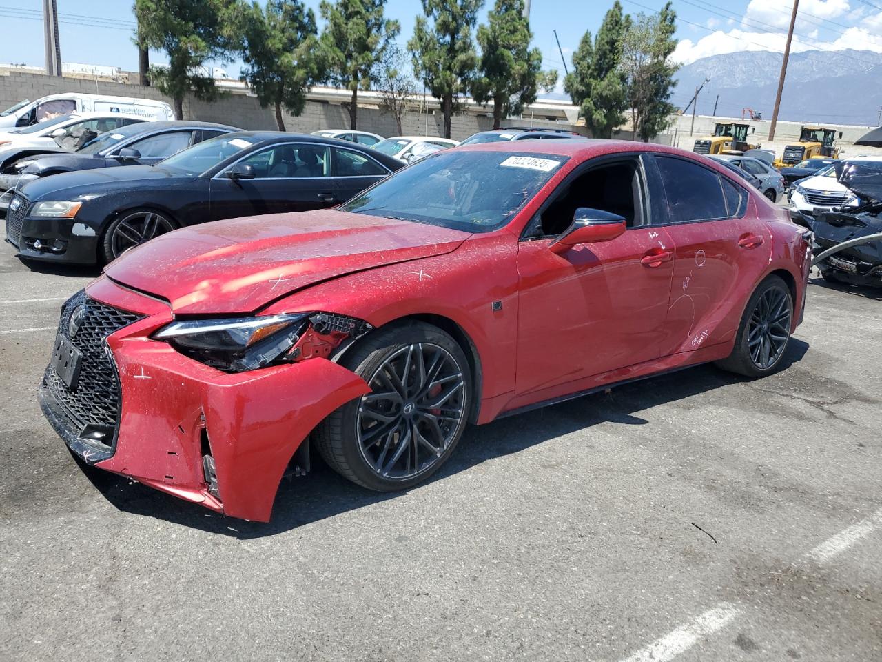 2022 Lexus Is 500 F Sport red null gas JTHAP1D26N5001888 photo #1