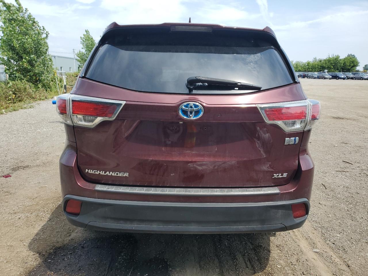 2015 Toyota Highlander Hybrid VIN: 5TDJCRFH7FS011404 Lot: 63094845