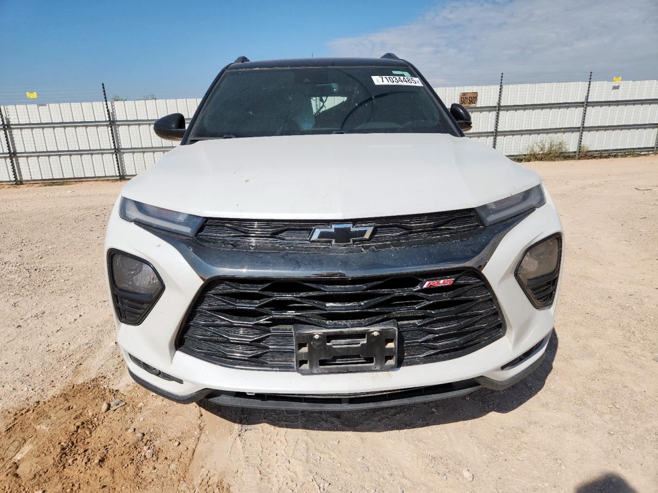 2022 Chevrolet Trailblazer Rs VIN: KL79MTSL7NB100898 Lot: 71034485