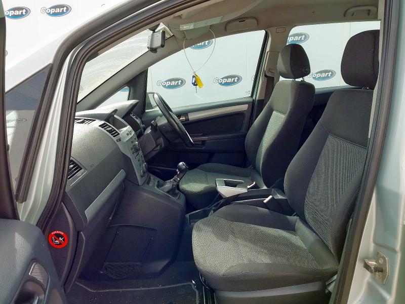 2009 VAUXHALL ZAFIRA EXCLUSIV 1.6I EXCLUSIV 5DR