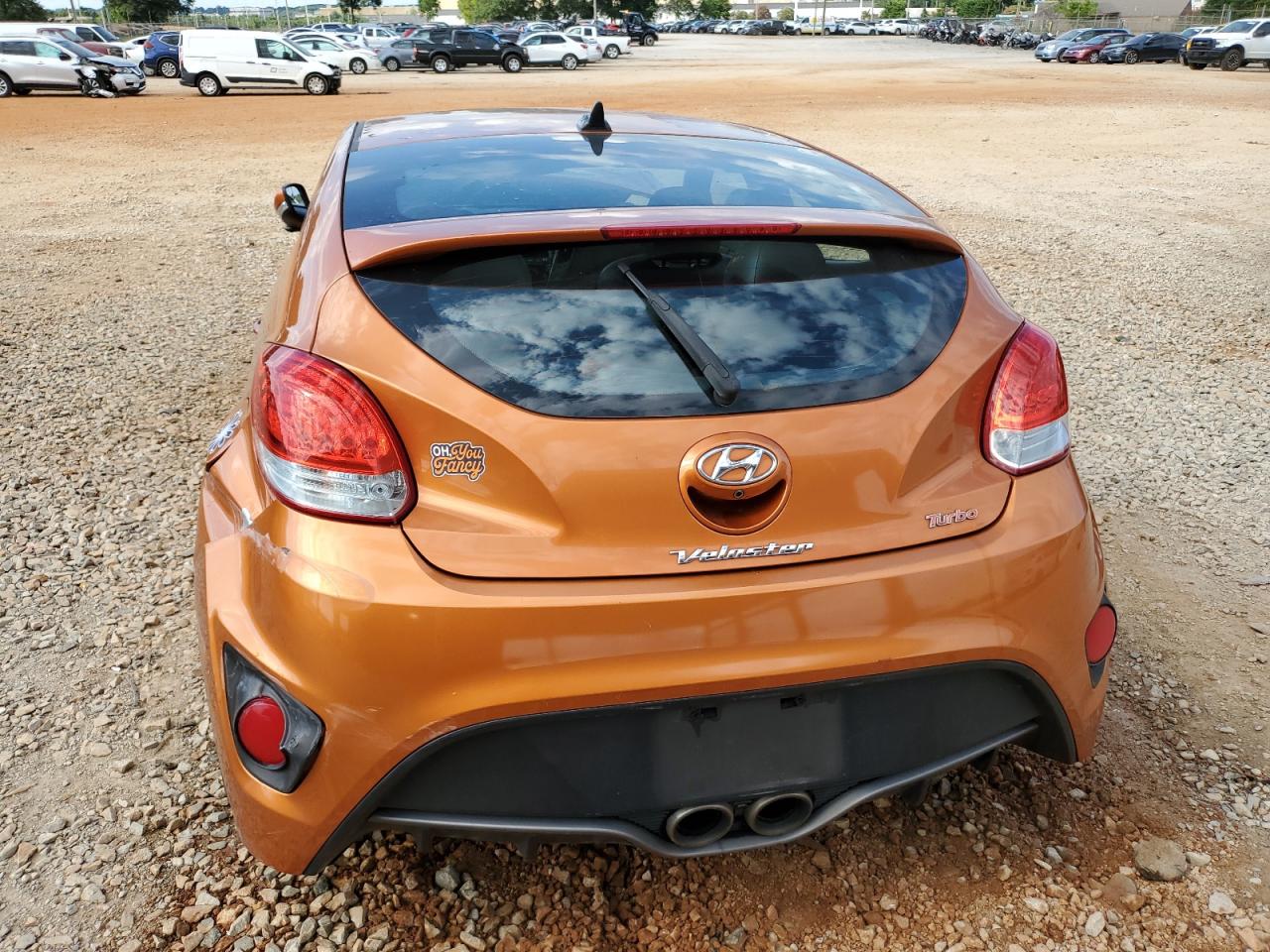 2016 Hyundai Veloster Turbo VIN: KMHTC6AE2GU296817 Lot: 67800525