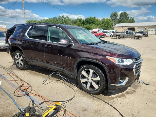  CHEVROLET TRAVERSE 2021 Бургунди