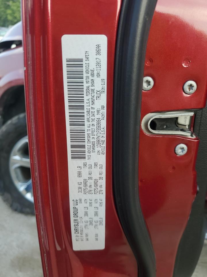 2015 Ram 1500 Laramie VIN: 1C6RR7NT1FS569064 Lot: 67811815