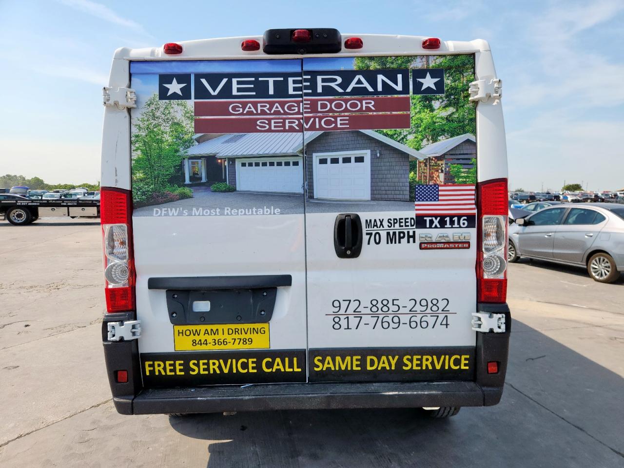 2021 Ram Promaster 1500 1500 Standard VIN: 3C6LRVAG2ME515579 Lot: 69609325