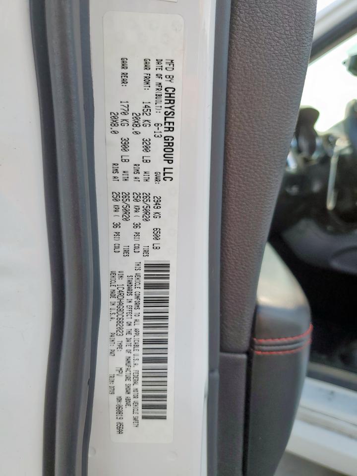 2013 Dodge Durango Sxt VIN: 1C4RDHAG8DC682023 Lot: 69294855