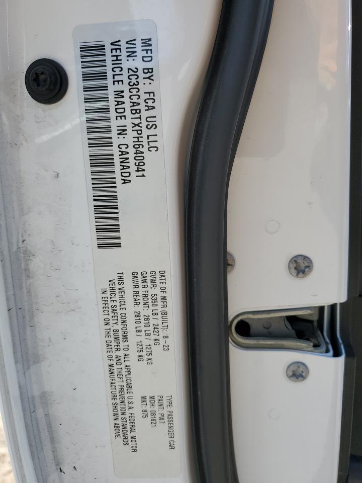 2023 Chrysler 300 S VIN: 2C3CCABTXPH640941 Lot: 66738465