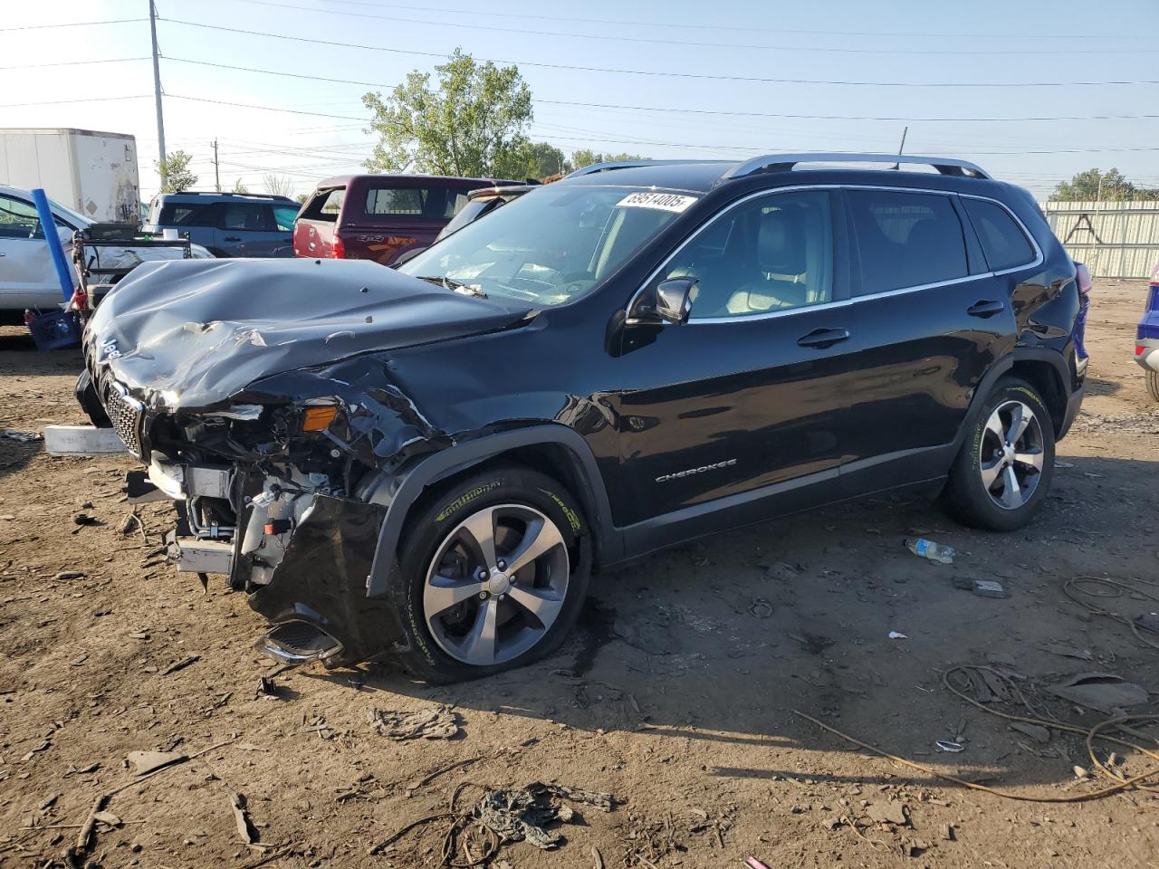 2019 Jeep Cherokee Limited black null gas 1C4PJMDN2KD209101 photo #1
