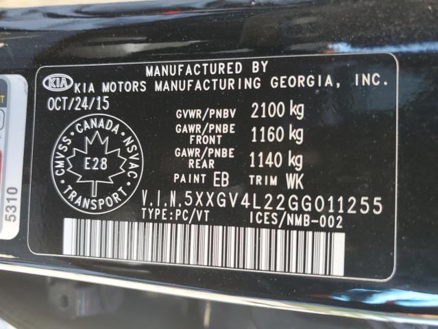 2016 KIA OPTIMA SXL  