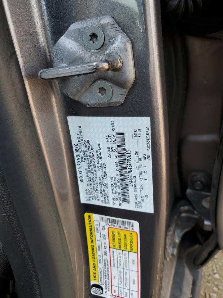 2014 Ford Fusion S Hybrid VIN: 3FA6P0UU4ER297015 Lot: 94365385