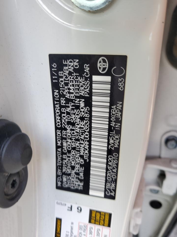 2017 Toyota Prius VIN: JTDKARFU0H3531875 Lot: 69340095