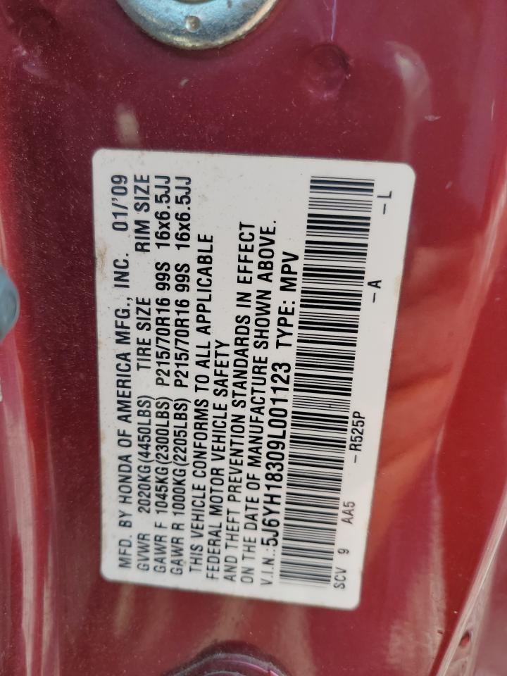 2009 Honda Element Lx VIN: 5J6YH18309L001123 Lot: 69294325