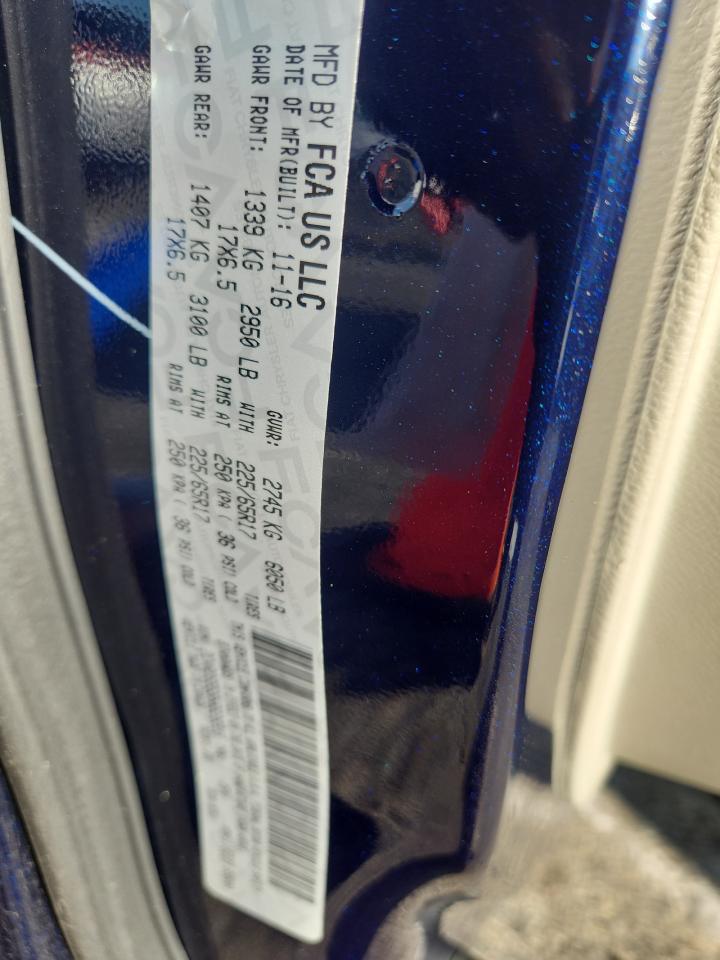 2017 Dodge Grand Caravan Se VIN: 2C4RDGBG8HR626315 Lot: 70020005