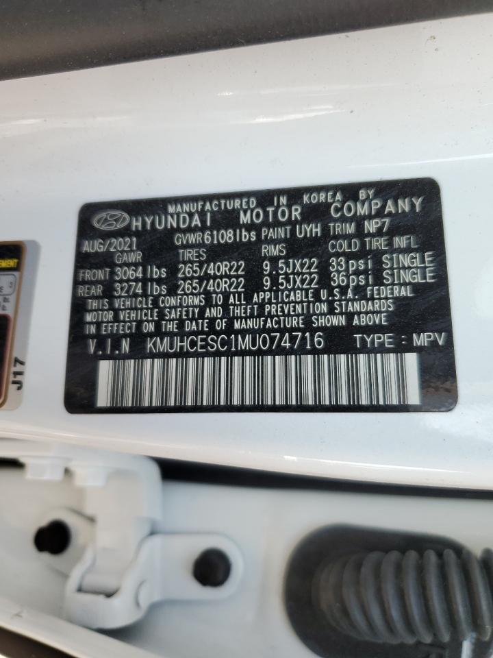 2021 Genesis Gv80 Base VIN: KMUHCESC1MU074716 Lot: 69122825