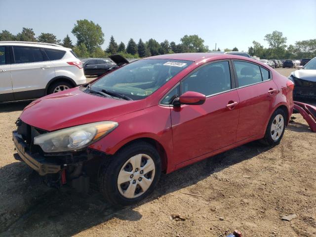  KIA FORTE 2016 Red