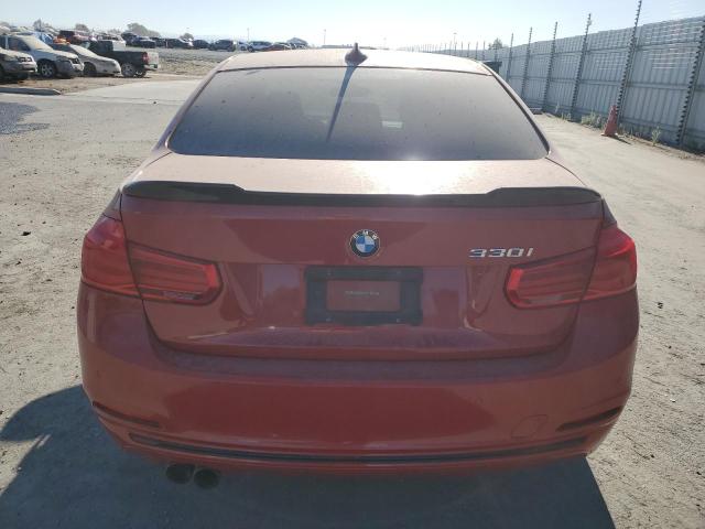  BMW 3 SERIES 2017 Czerwony