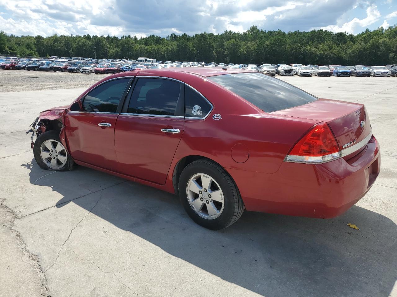 2008 Chevrolet Impala Lt red sedan flexible 2G1WT55KX89109343 photo #3