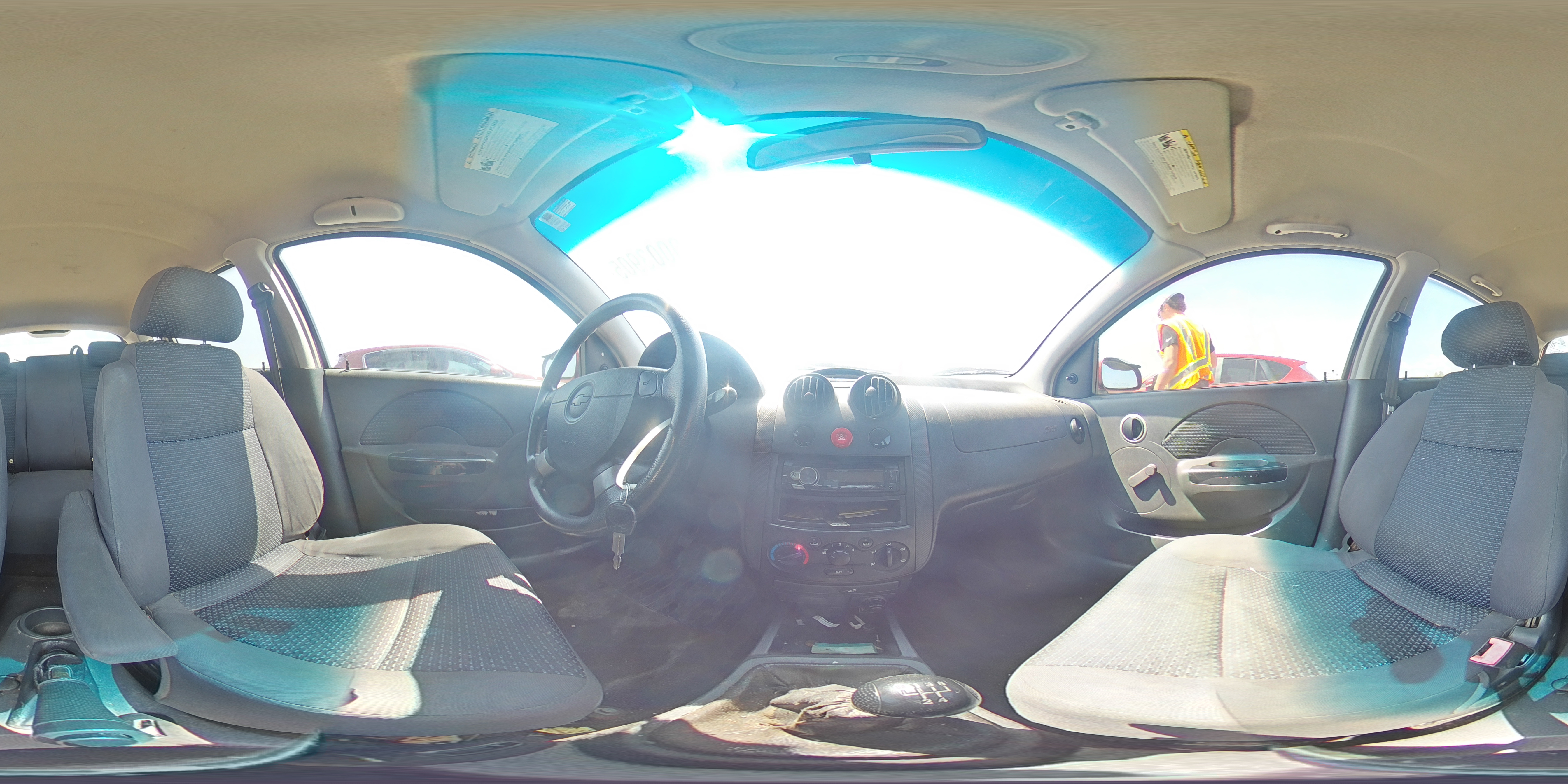 2007 Chevrolet Aveo Base VIN: KL1TD66687B692434 Lot: 70003905