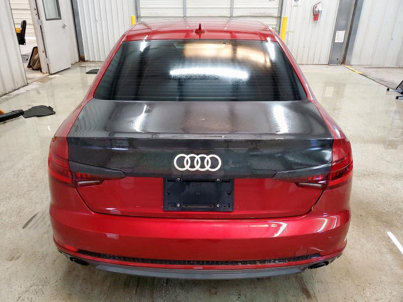  AUDI A4 2018 Czerwony