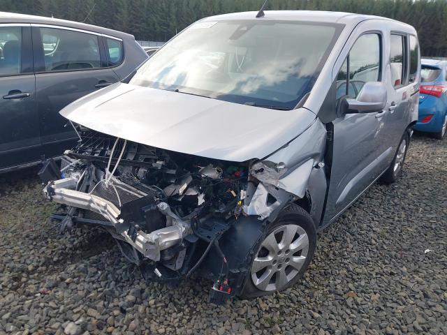 2021 VAUXHALL COMBO LIFE SE TURBO D S/S  for sale at Copart WHITBURN