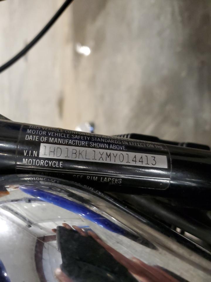 1991 Harley-Davidson Fxst Custom VIN: 1HD1BKL1XMY014413 Lot: 69616915