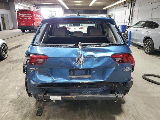  VOLKSWAGEN TIGUAN 2018 Синий