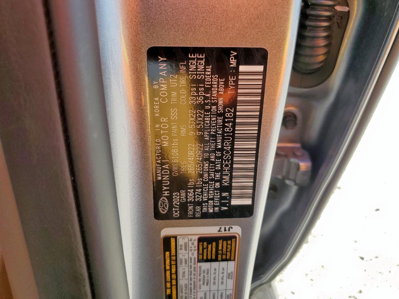 2024 Genesis Gv80 Base VIN: KMUHCESC4RU184182 Lot: 69380235
