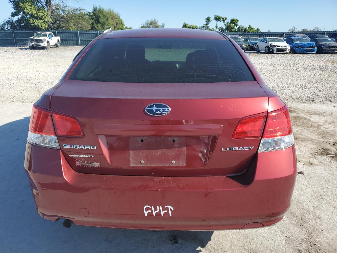 2013 Subaru Legacy 2.5I VIN: 4S3BMAA64D1014246 Lot: 70294345