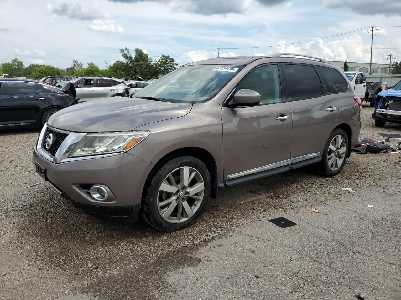 NISSAN PATHFINDER 2014. Lot# 65184495. VIN 5N1AR2MM2EC655765. Photo 1