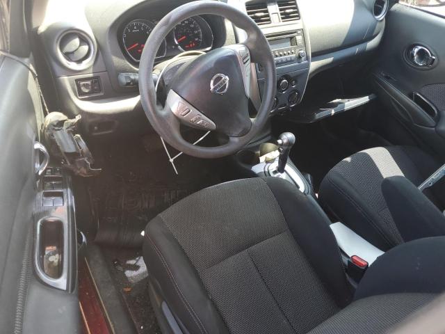 Sedans NISSAN VERSA 2016 Red