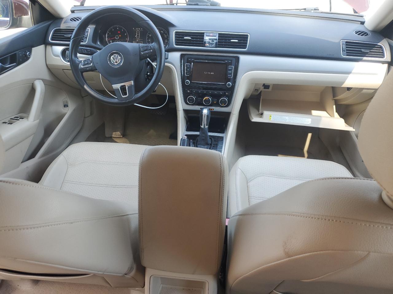 2012 Volkswagen Passat Se VIN: 1VWBP7A30CC086559 Lot: 70354385