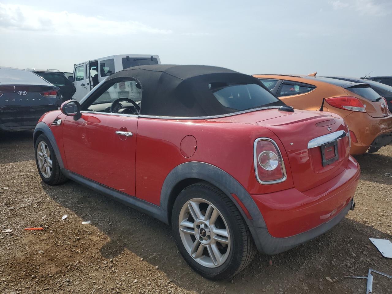 2012 Mini Cooper Roadster red null gas WMWSY1C5XCT429130 photo #3