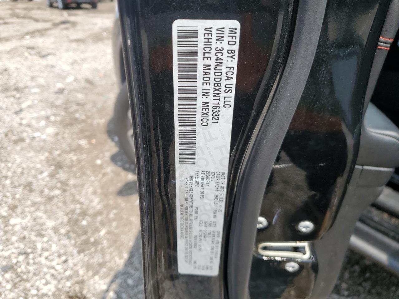 2022 Jeep Compass Trailhawk VIN: 3C4NJDDBXNT163321 Lot: 69190485