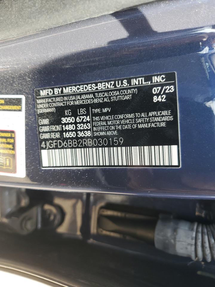 2024 Mercedes-Benz Gle Coupe Amg 53 4Matic VIN: 4JGFD6BB2RB030159 Lot: 66919385