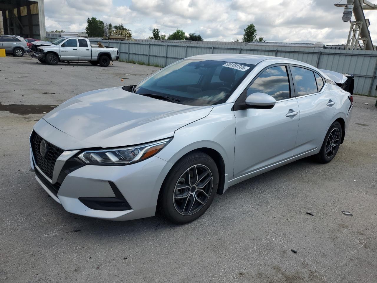 2021 Nissan Sentra Sv silver null gas 3N1AB8CV0MY298584 photo #1