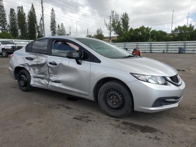 Sedans HONDA CIVIC 2013 Srebrny