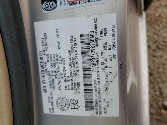 2009 FORD FUSION SE  