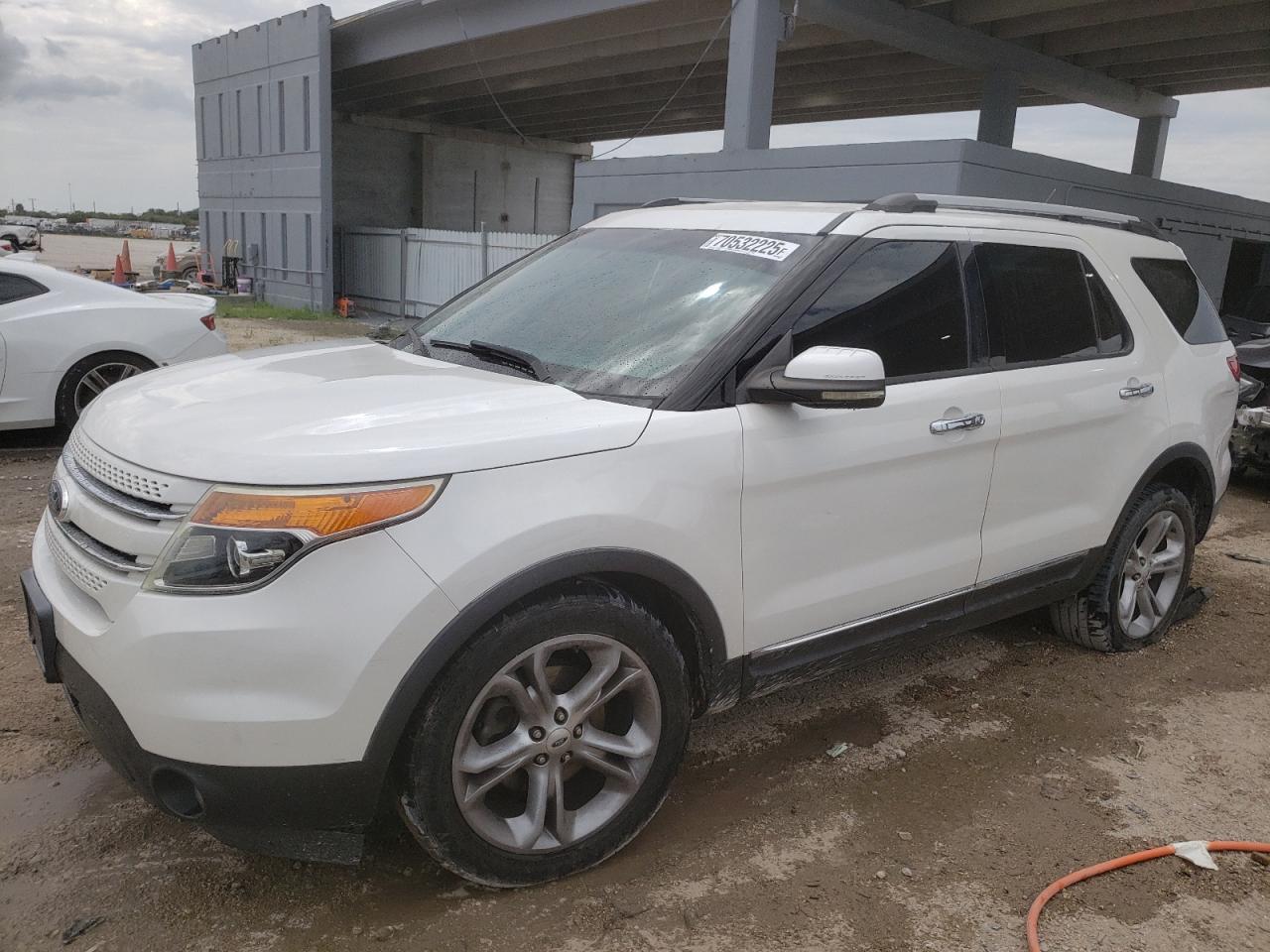 2013 Ford Explorer Limited white null gas 1FM5K7F82DGB00096 photo #1